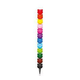 12 Stackable Crayons - Dream In Colour - Teddy Bear