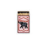 A Dopo Boxed Matches Elephant Black - 75 Matches (9.6 cm)