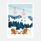 Alpes - Affiche: Taille L : 50 x 70 cm