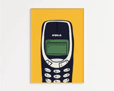 Amour Toi Impression Nokia: Blanc cassé / Cadre en chêne / A4