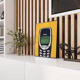 Amour Toi Impression Nokia: Blanc cassé / Cadre en chêne / A4