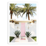 Art-Poster - Palm Springs house - Gal Design Format - 50 x 70 cm