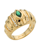 GREEN STONE MIRANDA RING