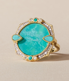 BAGUE JANIH - TURQUOISE