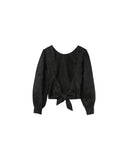 BLOUSE NOIR OLLY