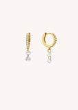 BOUCLES D'OREILLES - DOUBLE CRYSTAL DELHI