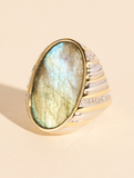 AMARA I LABRADORITE RING