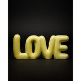 Balloon Lettering Love Yellow