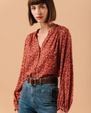 Blouse Lorona I Terracotta