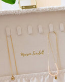 Boîte à bijoux Anne en moumoute: Blanc