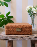 Boîte à bijoux Anne en moumoute: Blanc