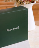 Boîte à bijoux Anne en moumoute: Blanc