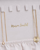 Boîte à bijoux Anne en pied de poule: Noir