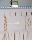 Boîte à bijoux Denise en pied de poule: Noir