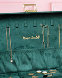 Boîte à bijoux Denise en velours: Rose