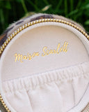 Boîte à bijoux de voyage Yvonne en léopard: Léopard