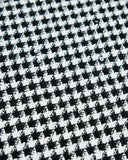 Boîte à bijoux de voyage Yvonne en pied de poule: Bleu ciel