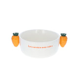 Bowl with carrot handles