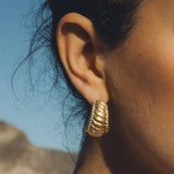 Boucles d'oreilles Marea | Bijoux en or, cadeau imperméable