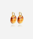 Boucles d'oreilles Prisme - Orange