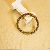 Nepalese Roll-On Bracelet I Bronze & gold