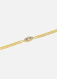 Karnak Gold / Pink Zirconium Oxide Chain Bracelet