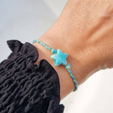 Bracelet étoile bleue