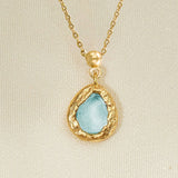 Turquoise Lysia Buse | Gouden sieraden, waterdicht cadeau: alleen charmeren