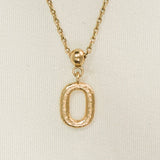 Letter Charm | Gold Jewelry, Waterproof Gift: O / Charm Only