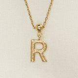 Letter -Ammed Charm | Gioielli dorati, regalo impermeabile: solo R / Case