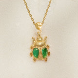 Scarab Charm | Gold Jewelry, Waterproof Gift: Charm Only