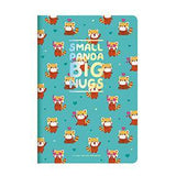CAHIER LIGNÉ - QUADERNO - MEDIUM - RED PANDA