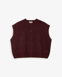 CARDIGAN ADDISON AUBERGINE