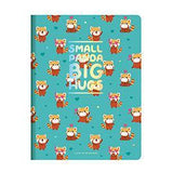 CARNET LIGNÉ - QUADERNO - LARGE - RED PANDA