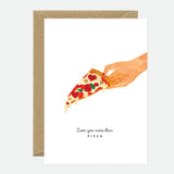 CARTE ANNIVERSAIRE |  LOVE YOU PIZZA