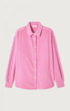 CHEMISE LONGUE AMPLE ML COL BOUTONNE PADOW I VIEUX ROSE