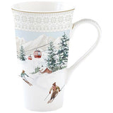 COFFRET 1 MUG GEANT 60CL EN PORCELAINE CHALET