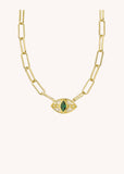 COLLIER - GREEN OJO