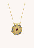 Ogrlica - Ruby Heart Medaille