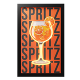 CADRE con detalles de neón. Spritz. 30 x 50 cm