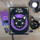 Nostic Mog Black Cat Notes Birt im A5 -Format