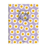 Lined Notebook I Large I Daisy 