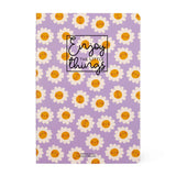 Medium Notebook I Lined I Daisy