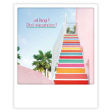 Carte postale - Format Polaroide - Et hop, les vacances