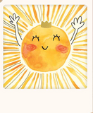 Carte postale - Format Polaroide - HAPPY SUN