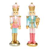 Nussknacker Poly rosa/rosa, 2 Stück, (L/H/T) 6x18x6cm