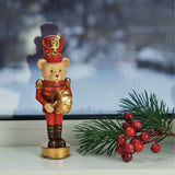 Casse-noisette ours en poly, multicolore (L/H/P) 4x16x4cm