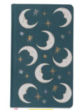 Celestial BookCloth Journal - Teal Moon (Crédito Mix FSC)