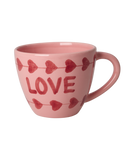 Ceramic Jumbo Cup with Hand-painted LOVE - 420 ml
