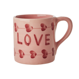 Ceramic Mug with Hand-painted LOVE